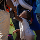 Haitian migrants prepare to cross the Rio Grande from Mexico to Del Rio, Texas on September 23, 2021 in Ciudad Acuna, Mexico. Mexican police surrounded a small migrant camp on the Mexican side of the river, and immigration officials asked migrants to relocate to a shelter further away from the border.
